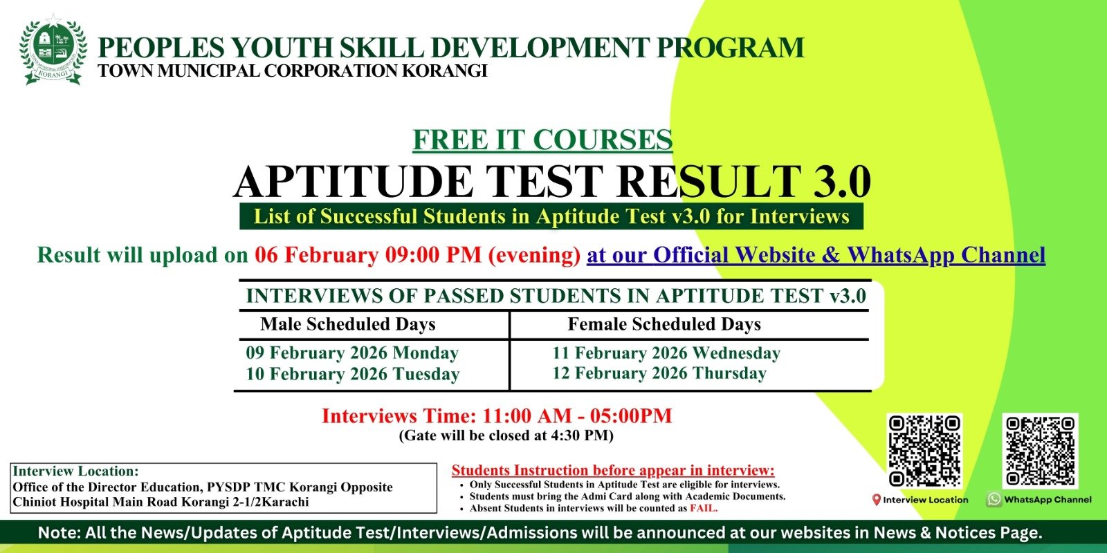 Aptitude Test Result 3.0